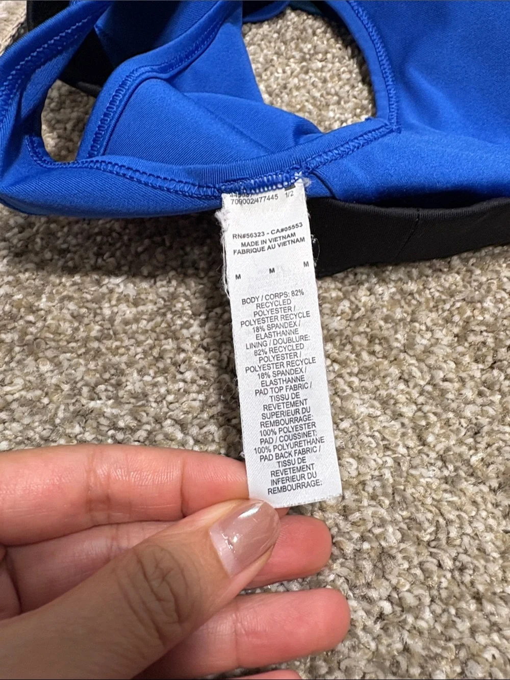 Nike swoosh icon clash sports bra x6